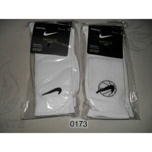 Nike Elite Crew Basketball Socks Forefootlock NBA On-Court White L 42 SX7587-017